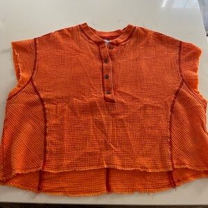 Urban Outfitters Waffle Sleeveless Shirt Size Large
